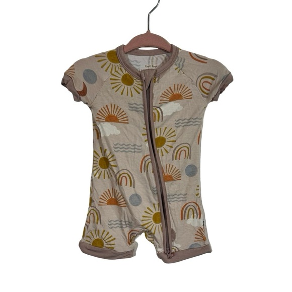 Little Sleepies Desert Sunrise Shorty Zippy Bamboo 0-3 months- Still Full Price - Picture 2 of 7